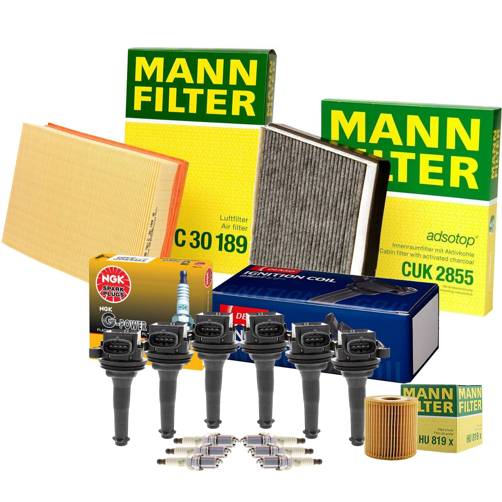 Ignition Tune-Up Kit Mann-Filter 4215447KIT